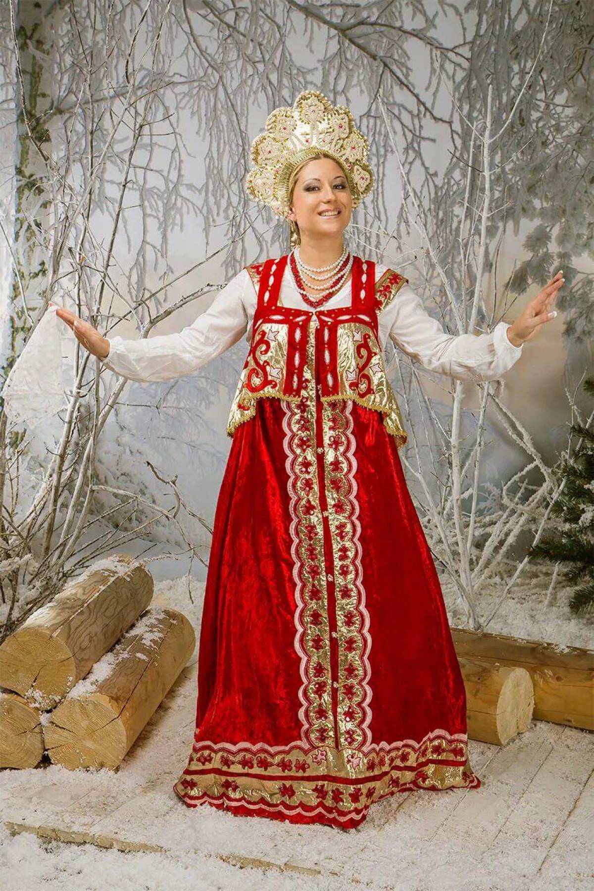 Girls in Slavic costumes in Columbus