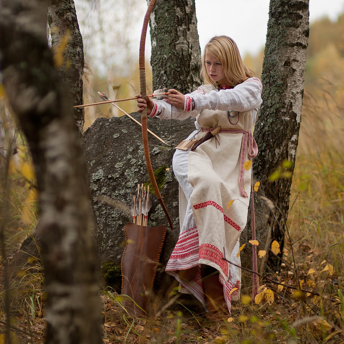 Sexy photo Girls in Slavic costumes in Columbus